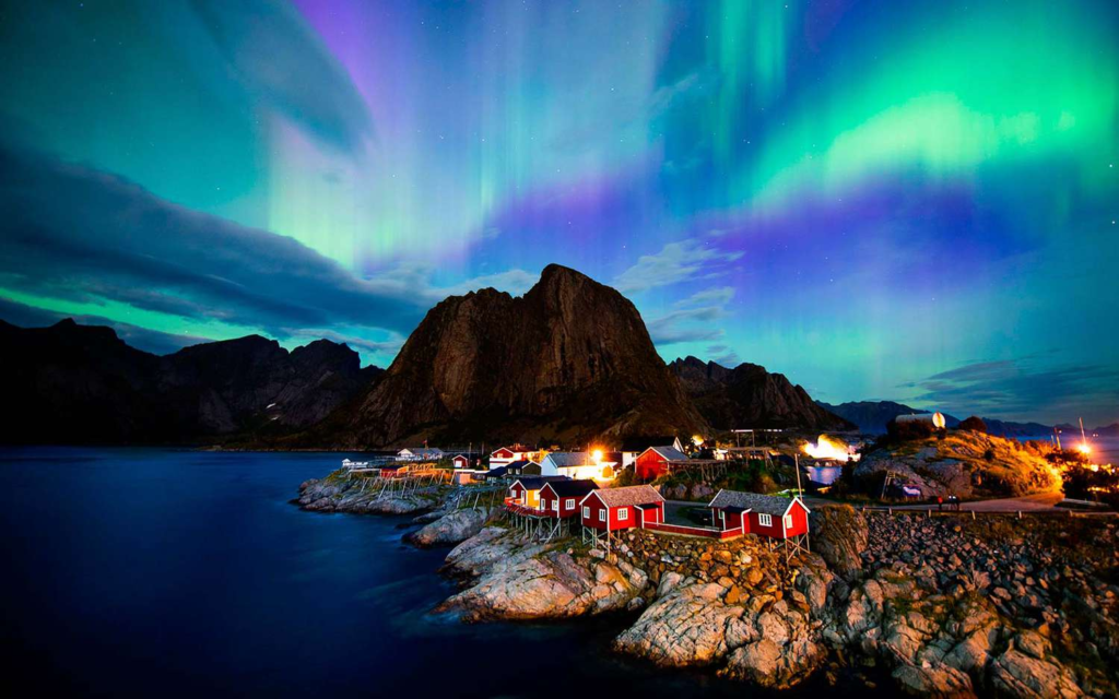 Northern Lights in Norway In Autumn