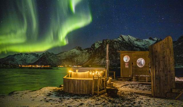 Northern Lights in Norway In Spring