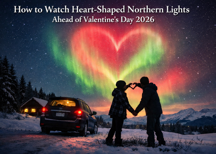 How to watch Heart-Shaped Northern Lights Ahead of Valentine’s Day 2026
