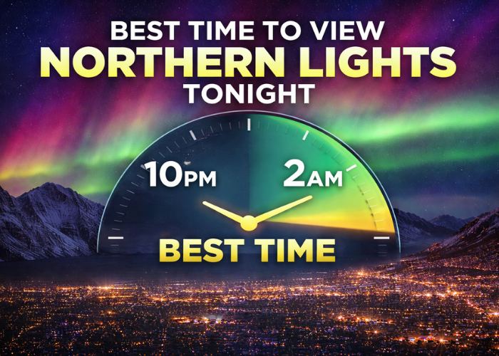 Best Time to View Northern Lights Tonight