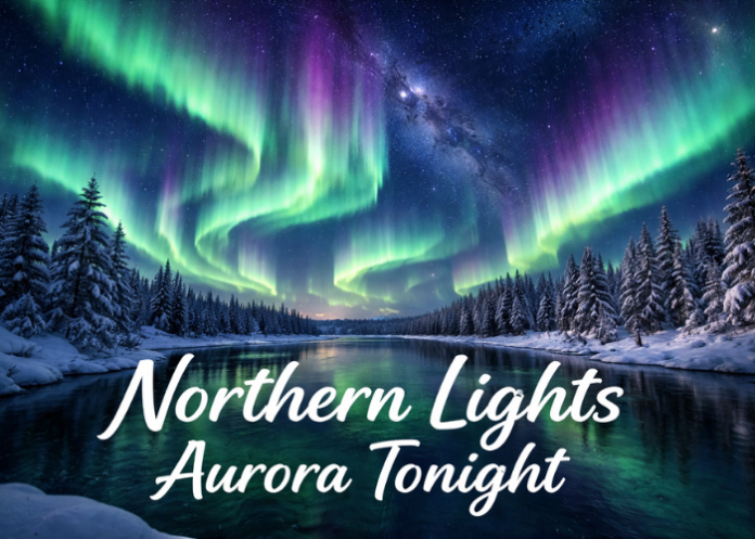 Northern Lights aurora tonight